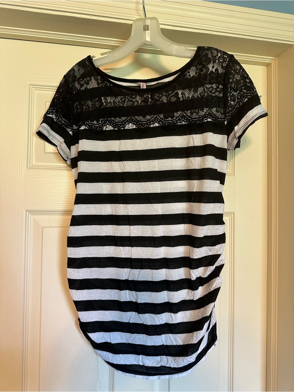 Four Large Short Sleeve Maternity Tees